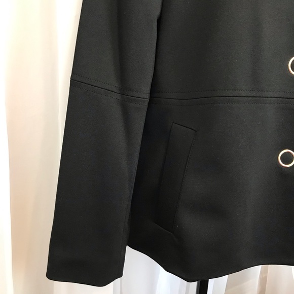 Kasper Black Jacket with Gold Buttons Size 8 - Picture 6 of 9